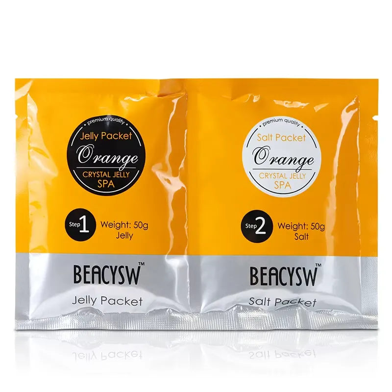 BEACYSW Natural Rose Ginger Foot Soak Powder Jelly Spa Pedicure Set