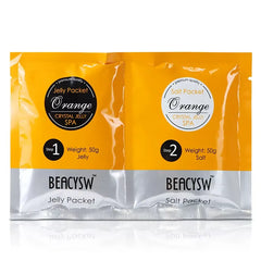 BEACYSW Natural Rose Ginger Foot Soak Powder Jelly Spa Pedicure Set