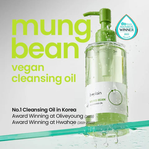 Beplain Mung Bean Greenful Vegan Cleansing Oil - 200ml