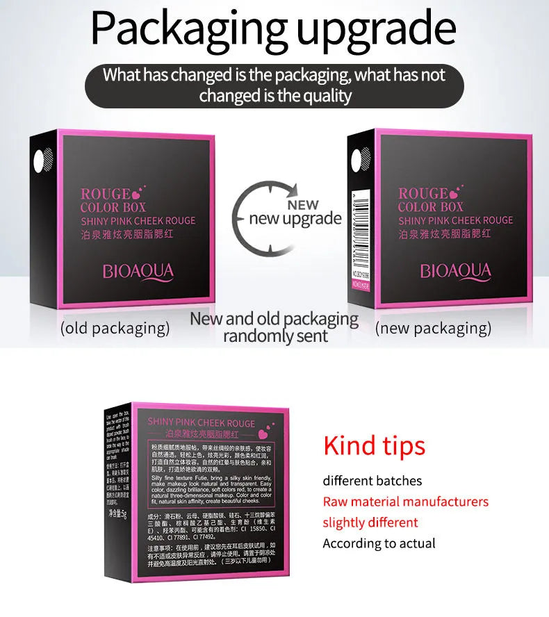 Bioaqua Moisturizing Face Cheek Blusher