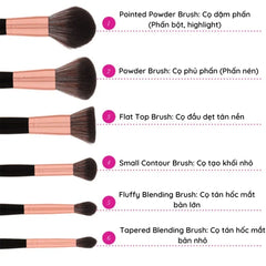 BH Cosmetics Signature Rose Gold 13 Piece Brush Set