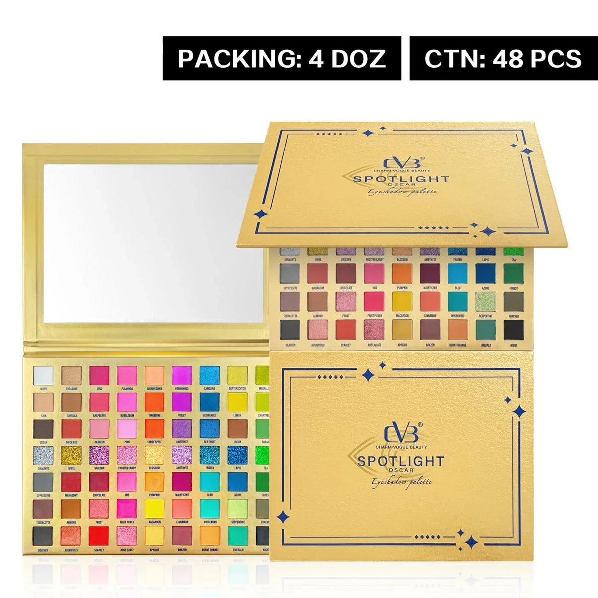 48 Color CVB Eyeshadow Spotlight Oscar C125