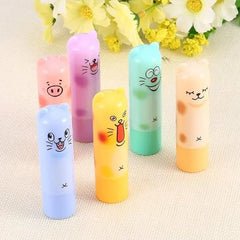 Cartoon Moisturize Colorless Lip Balm (6 Pcs) Set