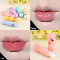 Cartoon Moisturize Colorless Lip Balm (6 Pcs) Set