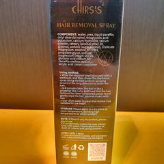 CHIRS'S Mens Hair Remover Spray Full Body Hair Removal Spray 180ml
