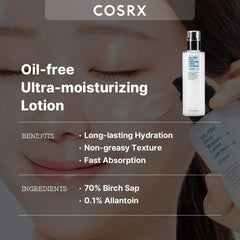 COSRX Oil-Free Ultra Moisturizing Lotion, With Birch Sap, 100ml