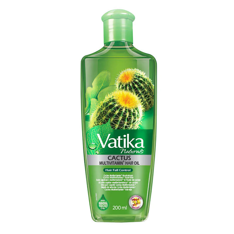 Vatika Naturals Multivitamin Enriched Cactus Hair Oil 200 ml Imported