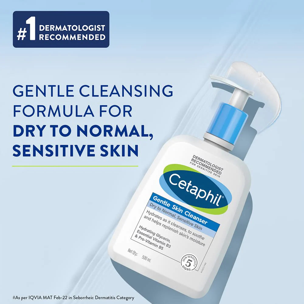 Cetaphil Gentle Cleanser – All Skin Types – 500ml