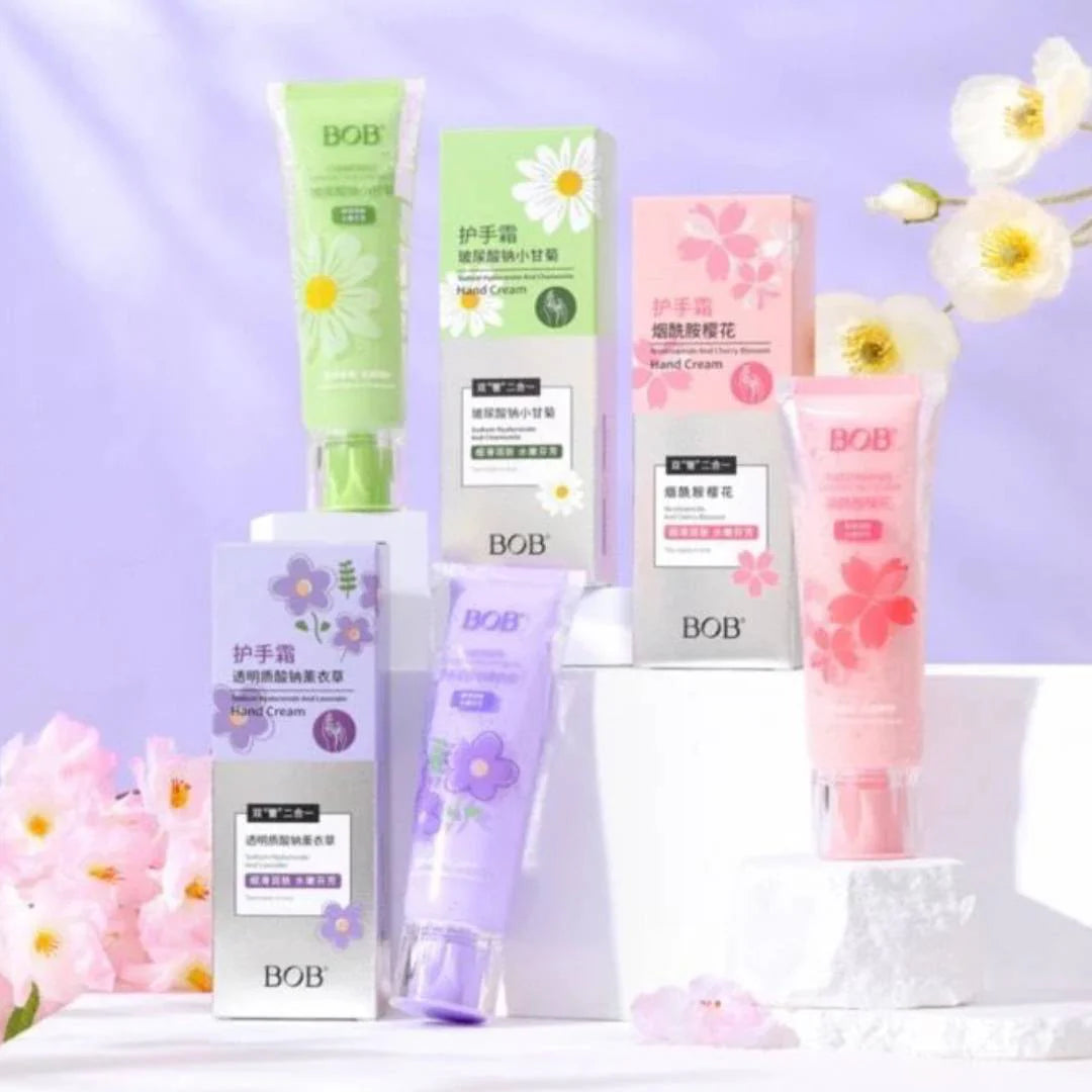 BOB Cherry Blosoom Sodium Hydrate Whitening And Moisturizing Hand Cream