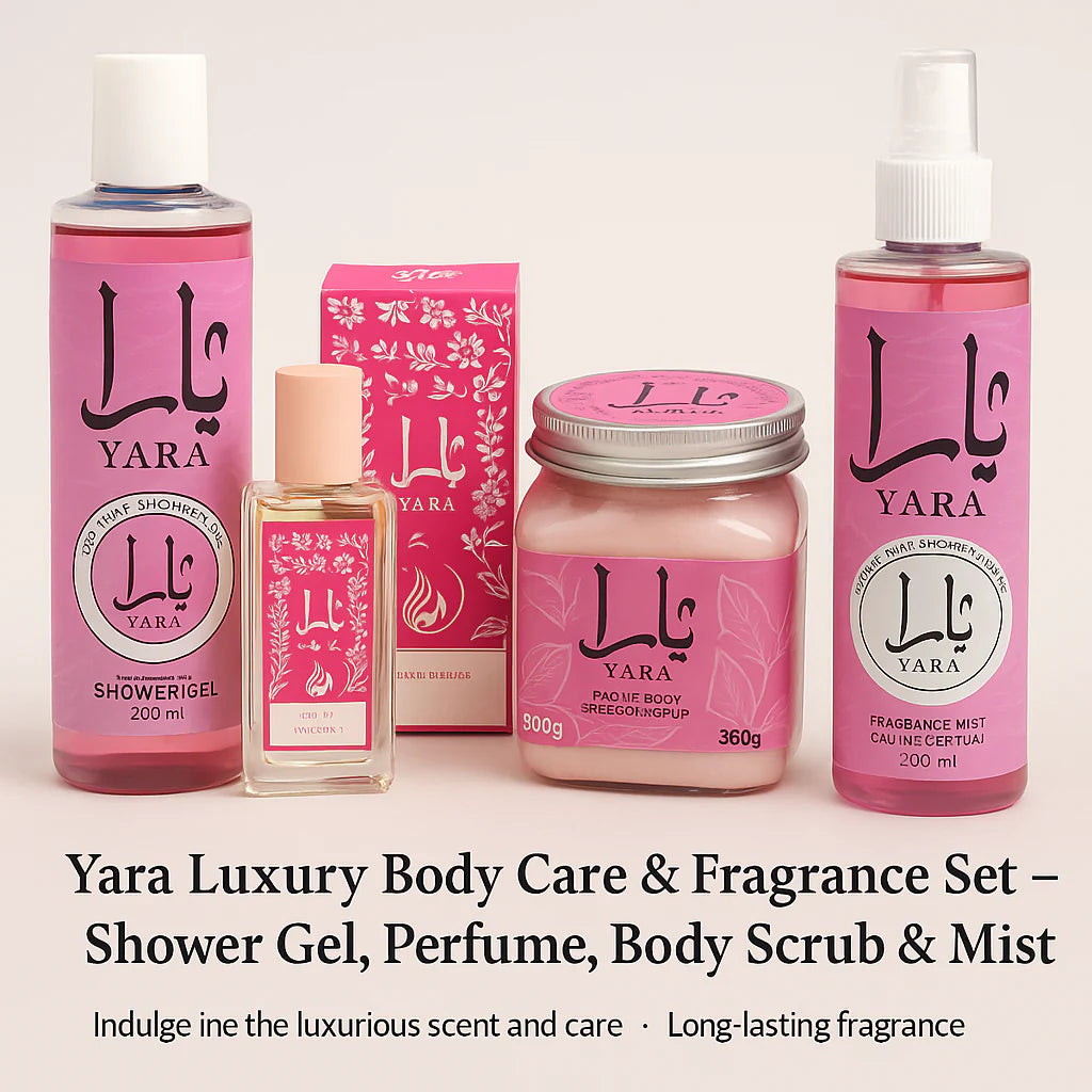 Yara Pack of 04 Luxury Body Care & Fragrance Set