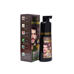 Chirs`s Professional Dark Brown Hair Color Shampoo With Argan Extract 200ml