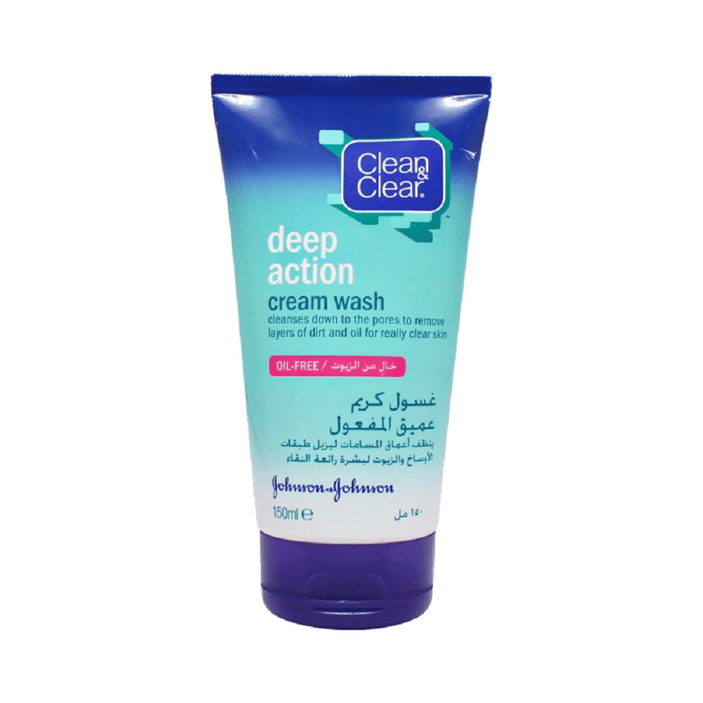 Clean & Clear Deep Action Cream Wash - 150ml