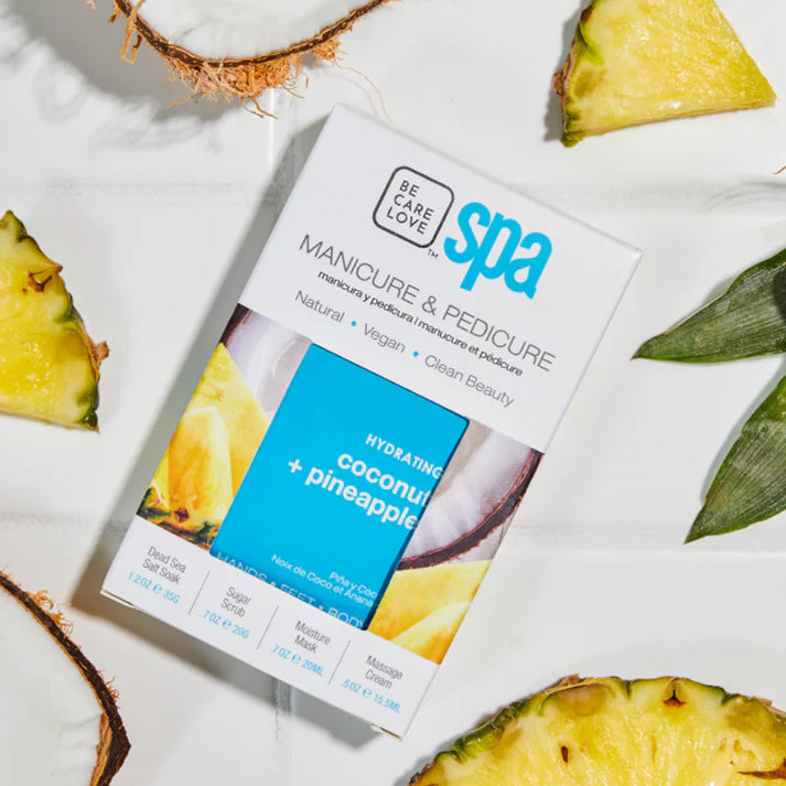 Be Care Love Coconut and Pineapple Hydrating Spa 4 Pcs Set