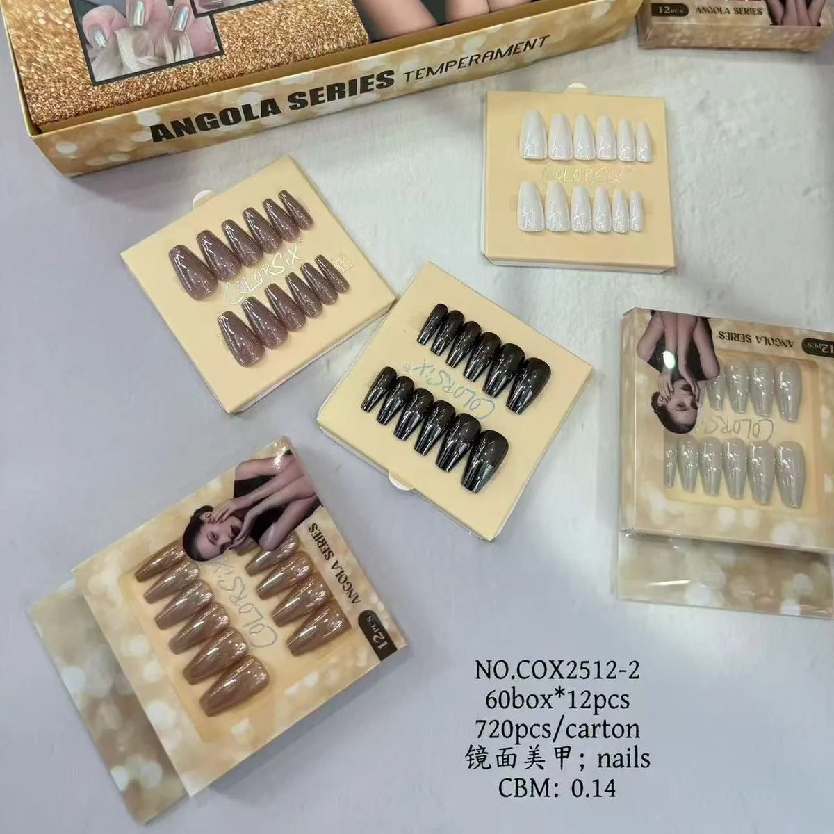 Colorsix Angola Series Press-on Fake Nails