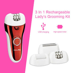 DALING DL-6016 Epilator for Women - 3 in 1 Rechargeable Grooming Kit