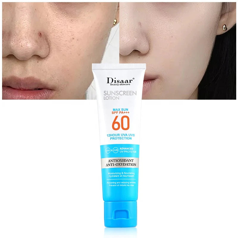 DISAAR SPF 60++ 12Hour Protection Anti Oxidation Sunscreen Lotion - 50ml