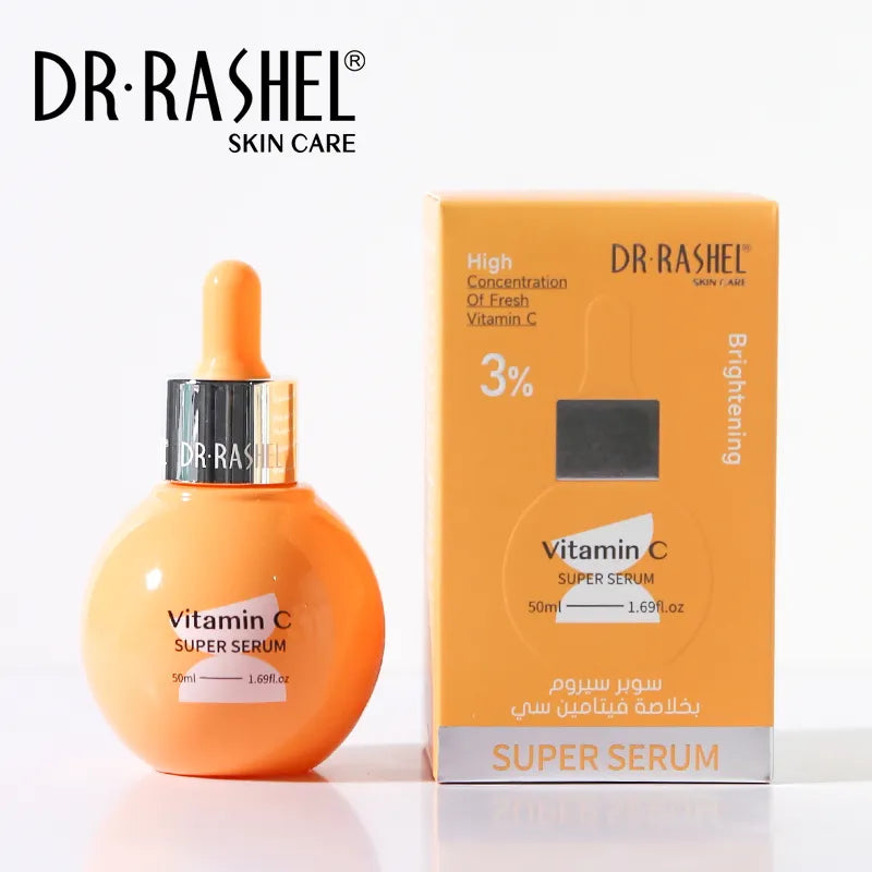 DR.RASHEL Skin Care Moisturizing Fade Dark Spots Brightening Vitamin C Face Serum 50ml