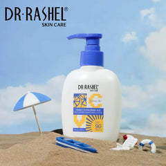 DR.Rashel Vitamin C Hyaluronic Acid Moisturizing Sunscreen Lotion - 180ml