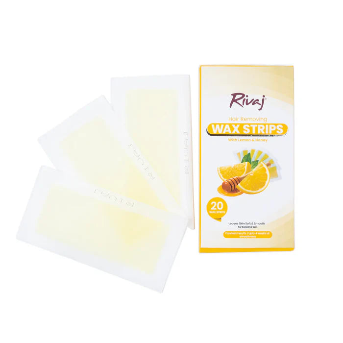 Rivaj UK Lemon & Honey Hair Removing Body Wax Strips