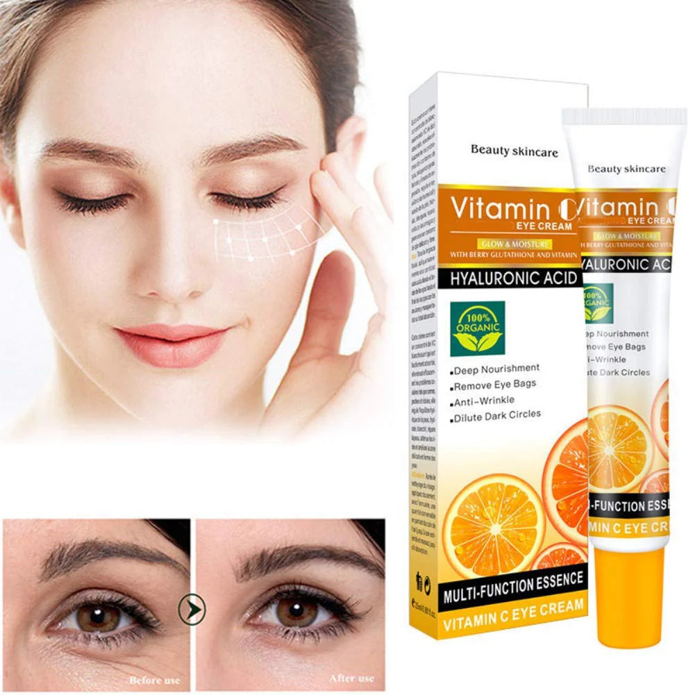 Disaar Vitamin C Whitening Eye Cream with Hyaluronic Acid