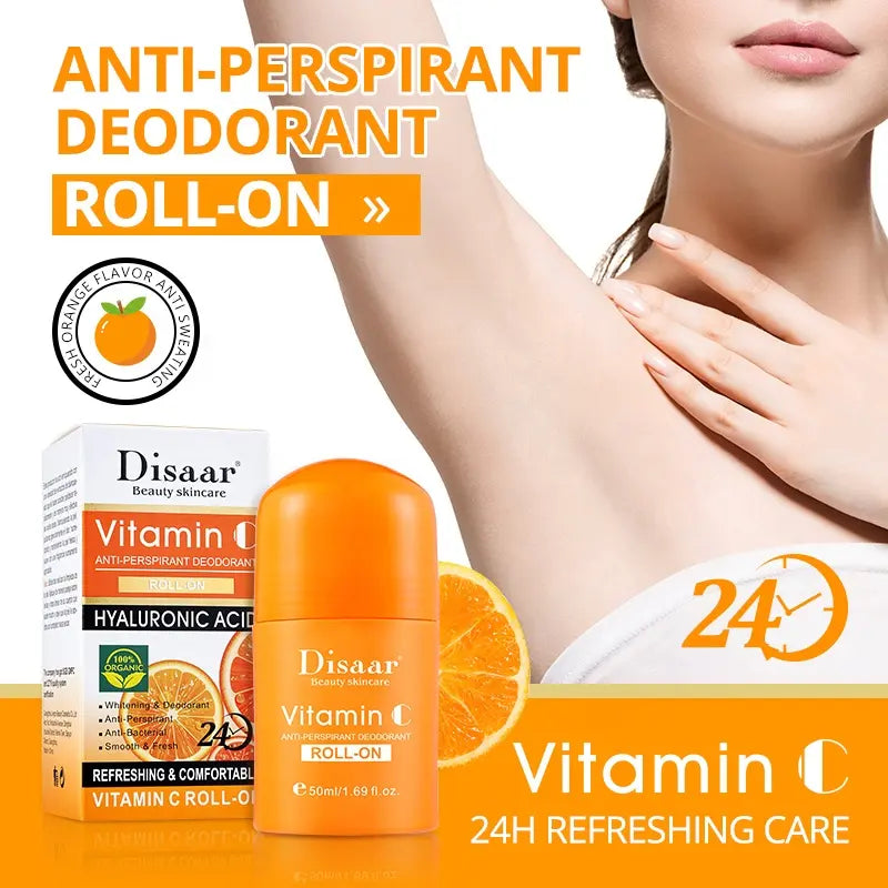 Disaar Whitening Anti-Perspirant Underarm Vitamin C Deodorant Roll-On-50mL