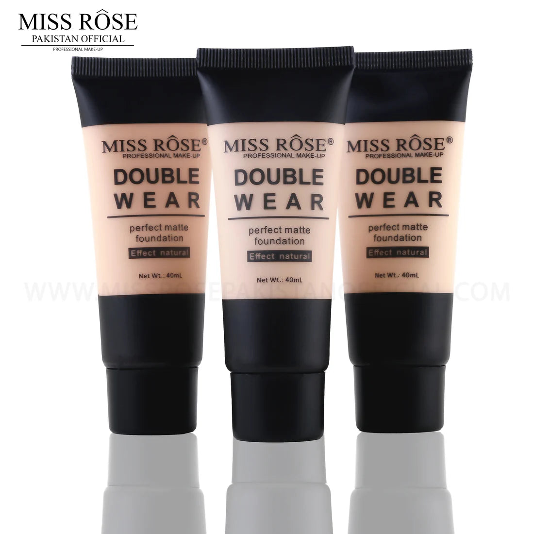 Miss Rose Double Wear Perfect Matte Foundation - 40ml