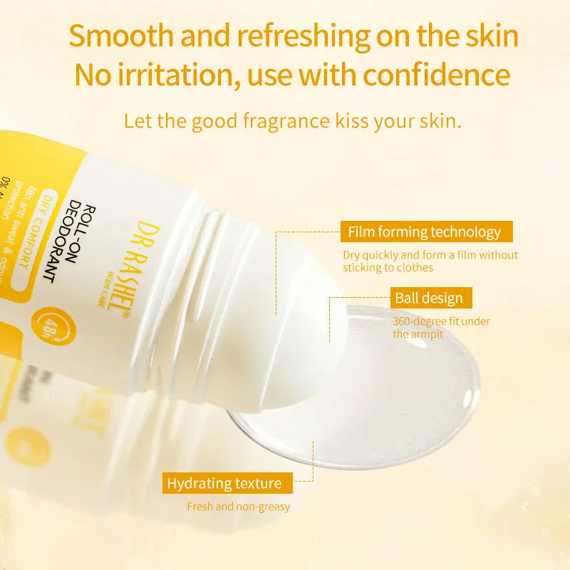 Dr. Rashel Dry Comfort Roll-On Deodorant 48H Protection - 50ml