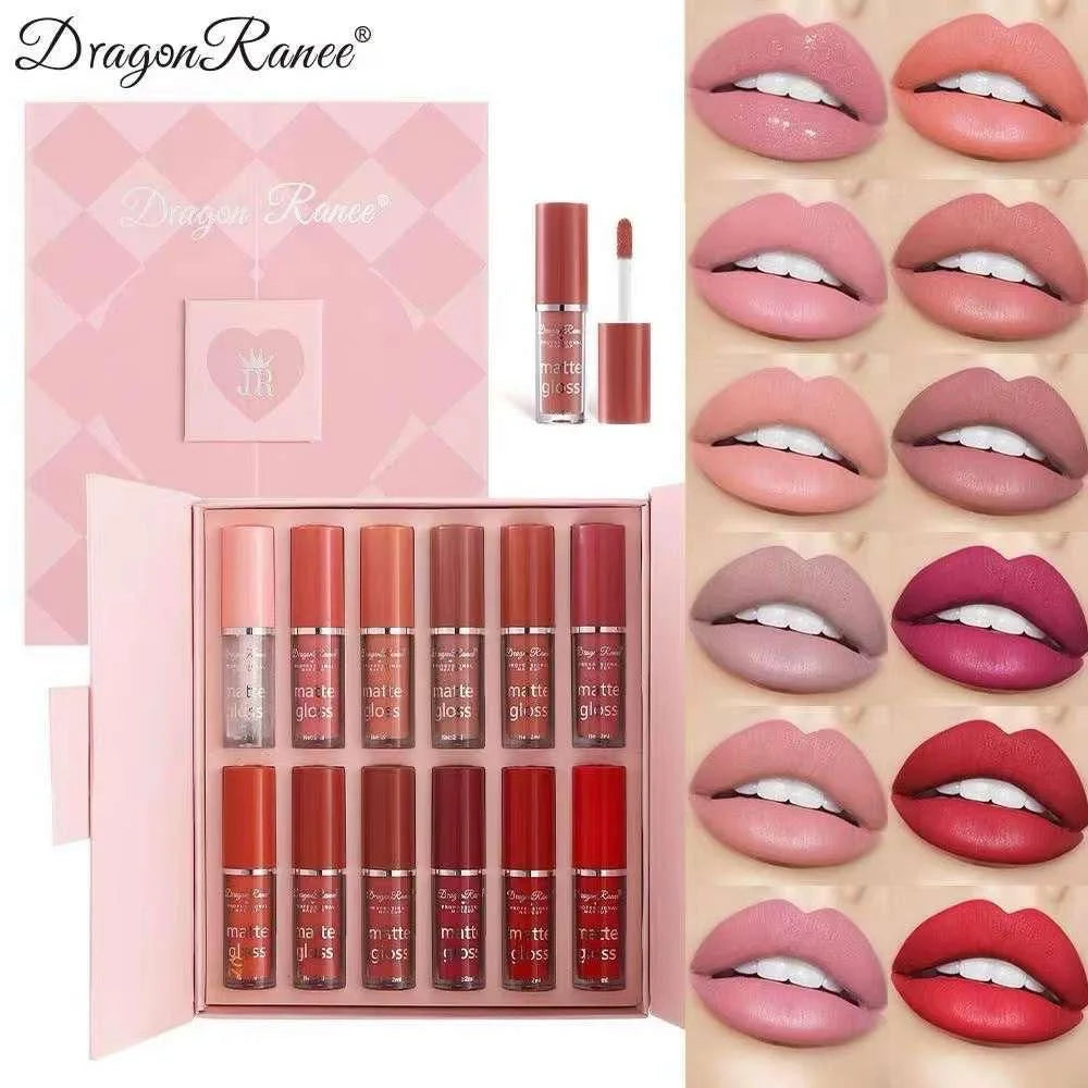 Dragon Ranee 12 Colors Matte Lip Glosses