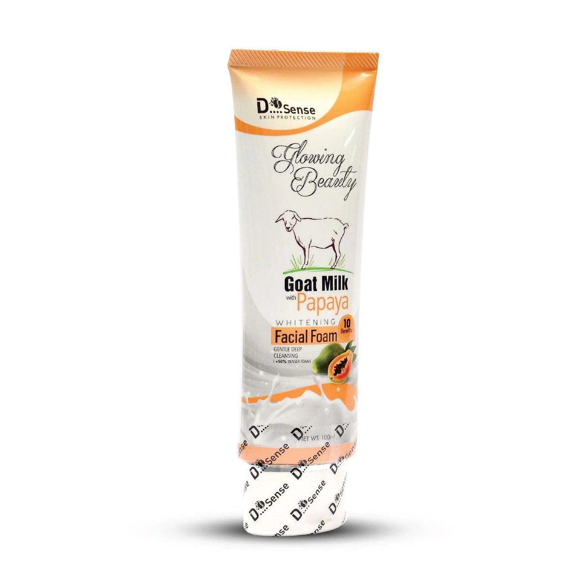 Glowing Beauty Goat Milk Papaya Facial Foam 100Ml