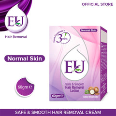 EU Safe & Smooth Normal Skin Hair Removal Lotion 60g