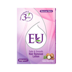 EU Safe & Smooth Normal Skin Hair Removal Lotion 60g