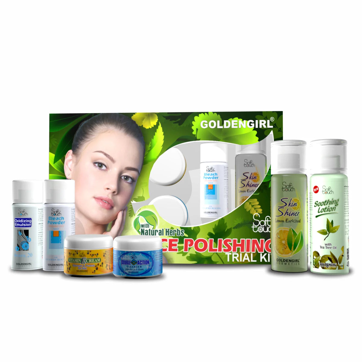 Soft Touch Face Polishing Trial Kit 7 Items