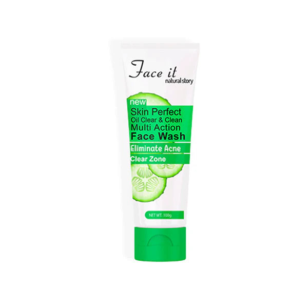 Face it Natural Story New Skin Perfect Oil Clear & Clean Multi Action Face Wash 100g