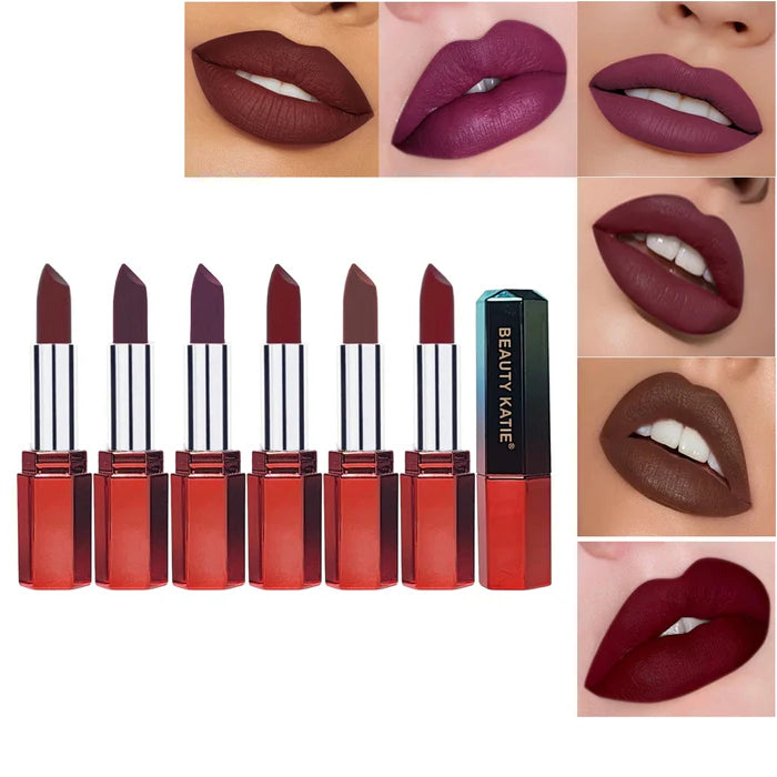 Beauty Katie New 6pcs Fancy Lipstick Set
