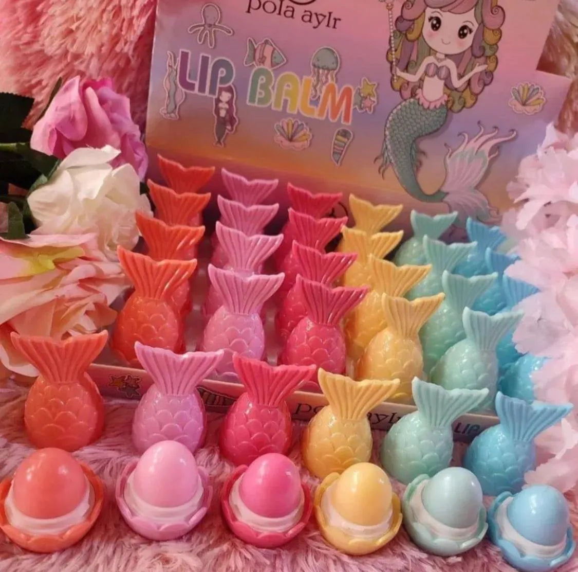 Fish shaped Long Lasting Lip Balm Each