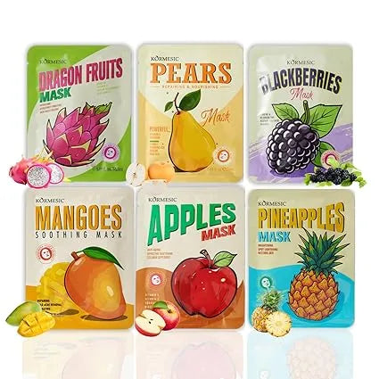 KORMESIC Fruit Overnight Face Mask Each