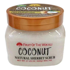 Fruit of Wokali Coconut Natural Sherbet Scrub 600g