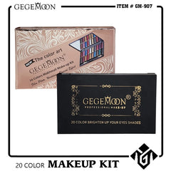 Gege Moon 20 The Color Art  Makeup Kit Eyeshadow GM - 907