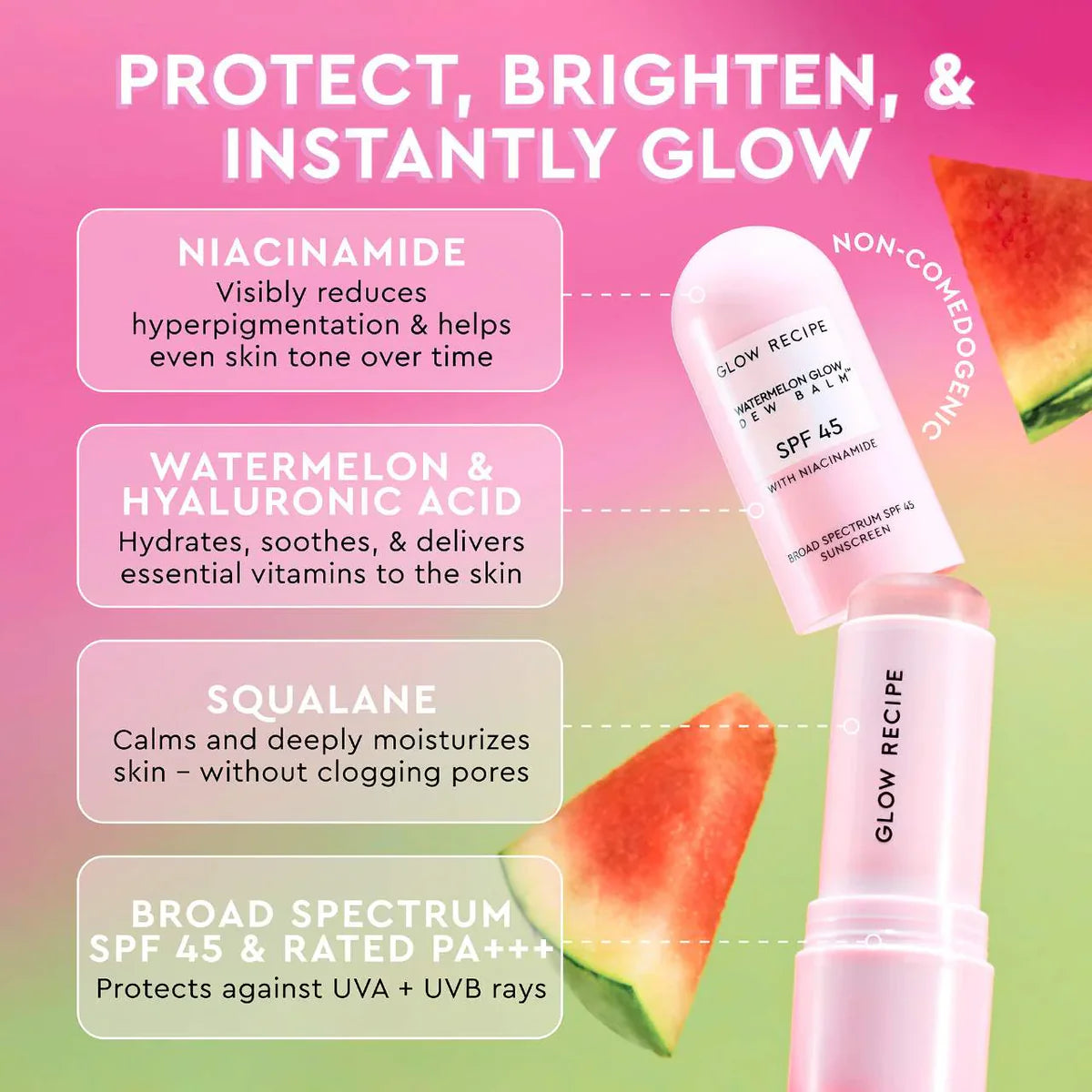 Glow Recipe Watermelon Glow Niacinamide Dew Balm SPF 45