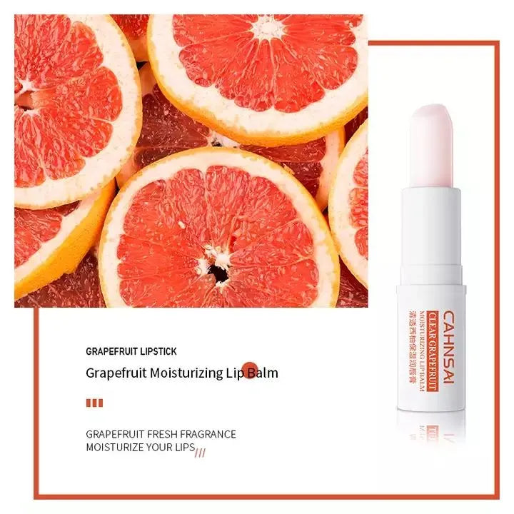 CAHNSAI Clear Grapefruit Moisturizing Lip Balm - 4g
