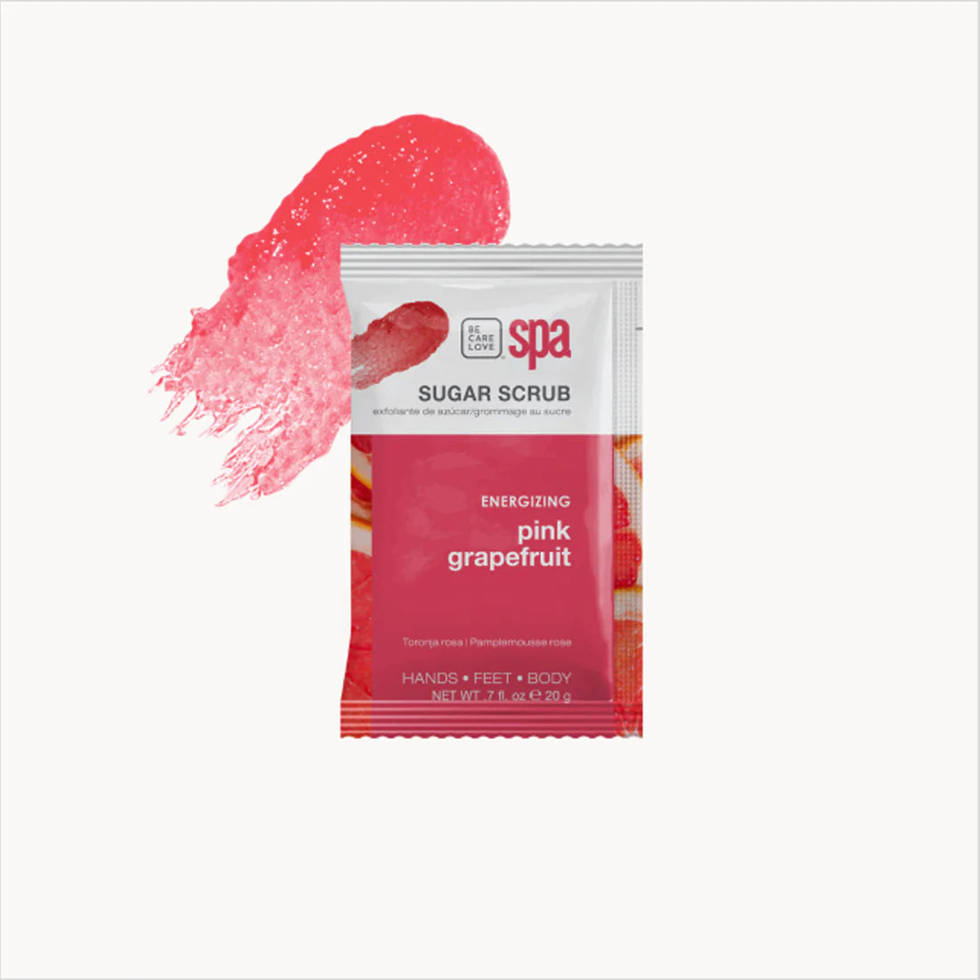 Be Care Love Pink Grapefruit Energizing Spa 4 Pcs Set