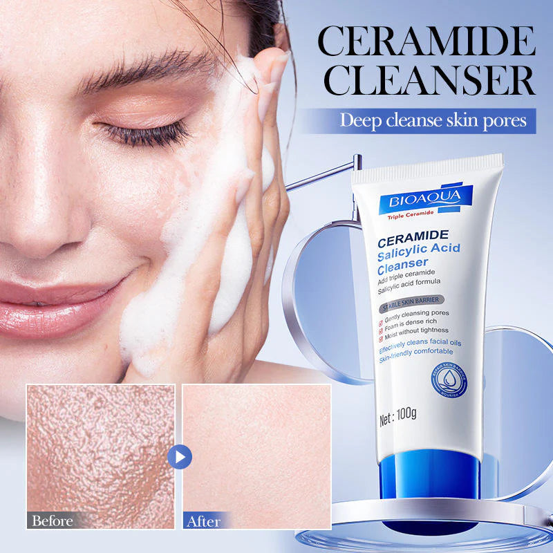 BIOAQUA Ceramide Salicylic Acid Facial Cleanser - 100ml