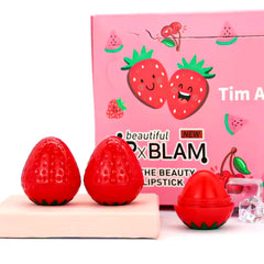 Professional Cute Kids Strawberry Lip Balm Each