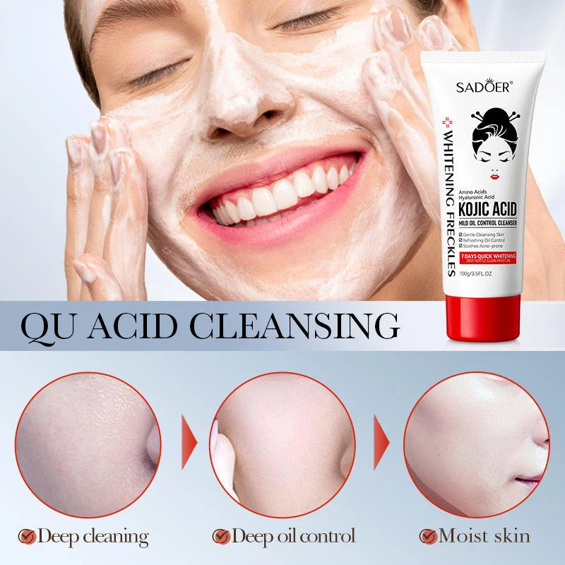 Sadoer Amino Acids Hyaluronic acids Kojic acid Mild Oil Control Cleanser