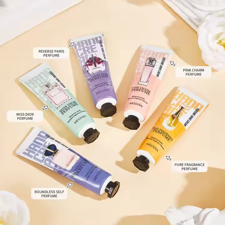 Meidian Perfume Hand Cream Set (Pack of 5)