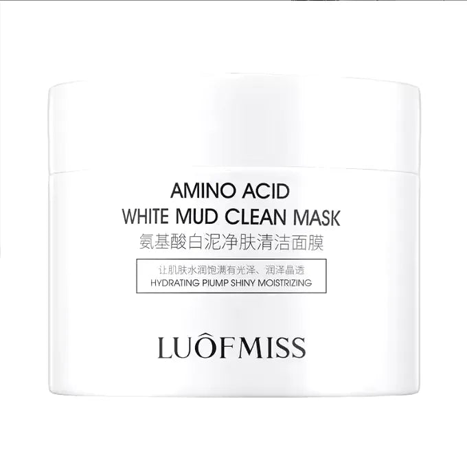 LUOFMISS Amino Acid White Mud Clean Faical Mask 120g