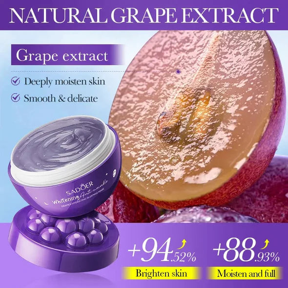 SADOER Whitening Anti Wrinkle Grapes Sleeping Mask - 120g