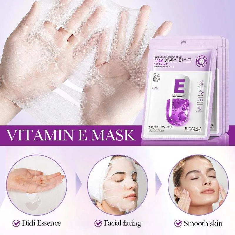 Bioaqua Vitamin E Repairing Facial Mask – Hydration & Skin Repair