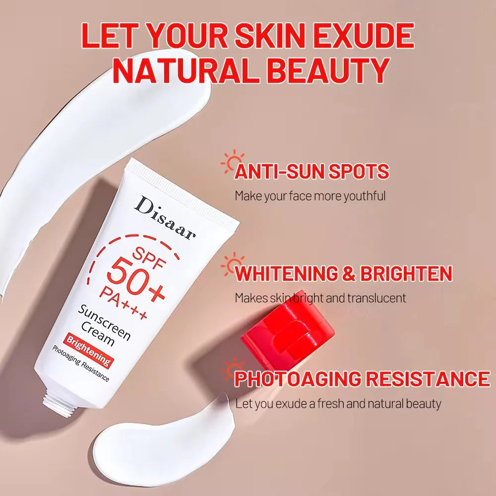 Disaar Retinol And Lemon Extract Sunscreen Cream SPF50+ PA+++ 50g – Ameena.pk™️