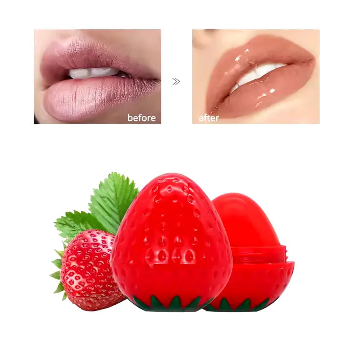 Professional Cute Kids Strawberry Lip Balm Each